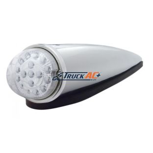 17 LED Watermelon Clear Reflector Cab Light Kit - Amber LED/Clear Lens - United Pacific 39536