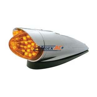 19 LED Reflector Grakon 1000 Cab Light Kit With Visor - Amber LED/Amber Lens - United Pacific 39958