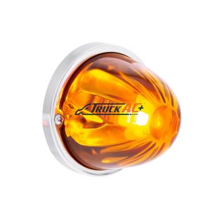 UltraBurst Glass Watermelon Light Flush Mount Kit-Amber LED/Amber Lens - United Pacific 35074