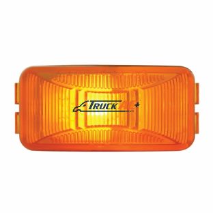 Single Bulb Rectangular Light (Clearance/Marker) - Amber Lens - United Pacific 30141