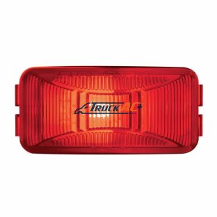 Single Bulb Rectangular Light (Clearance/Marker) - Red Lens - United Pacific 30145
