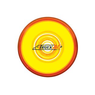 6 LED 2" Round GloLight (Clearance/Marker) - Amber LED/Amber Lens - United Pacific 37035