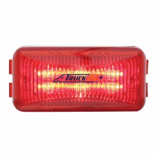 6 LED Rectangular Light (Clearance/Marker) - Red LED/Red Lens - United Pacific 38159