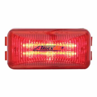 6 LED Rectangular Light (Clearance/Marker) - Red LED/Red Lens - United Pacific 38159B