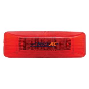 12 LED Rectangular Light (Clearance/Marker) - Red LED/Red Lens - United Pacific 38162
