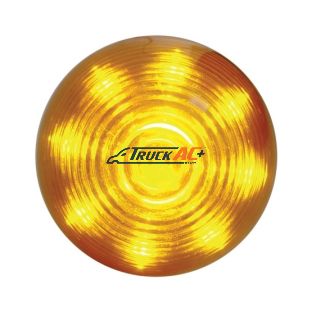 9 LED 2" Round Beehive Light (Clearance/Marker) - Amber LED/Amber Lens - United Pacific 38168
