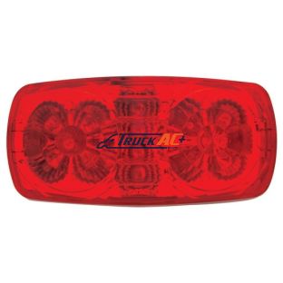 14 LED Reflector Rectangular Light (Clearance/Marker) - Red LED/Red Lens - United Pacific 38315