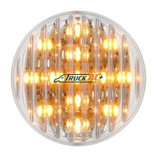 13 LED 2-1/2" Round Light (Clearance/Marker) - Amber LED/Clear Lens - United Pacific 38364