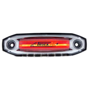 6 Red LED Light (Clearance/Marker) With 6 White LED Side Ditch Light - United Pacific 39302