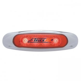 4 LED Reflector Light (Clearance/Marker) - Red LED/Red Lens - United Pacific 39399