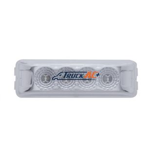 4 LED Reflector Rectangular Light (Clearance/Marker) - Amber LED/Clear Lens - United Pacific 39465