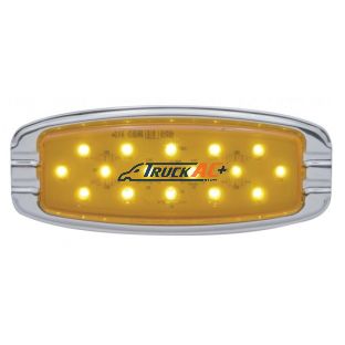16 LED Retro Light (Clearance/Marker) - Flush Mount - Amber LED/Amber Lens - United Pacific 39939