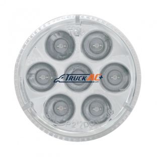 7 LED 2" Round Light (Clearance/Marker) - Amber LED/Clear Lens - United Pacific 39986