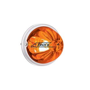 Glass Watermelon Light Kit With 2 LED Light-Amber LED/Dark Amber Lens - United Pacific 35015