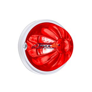 Glass Watermelon Light Kit With 4 LED Light-Red LED/Red Lens - United Pacific 35030