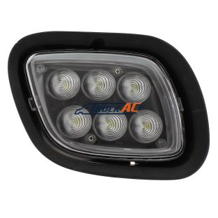 A06-51908-001, 6 LED Fog Light For 2008-2017 Freightliner Cascadia - Passenger -Competition Series - United Pacific 31099