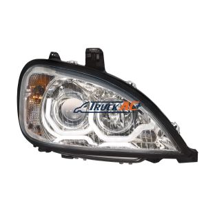 Chrome Projection Headlight With LED Position Light For 2001-2020 Freightliner Columbia - Passenger - United Pacific 31257