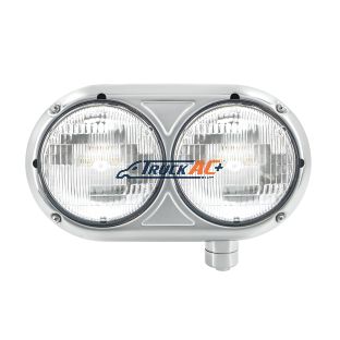 Headlight Assembly With Halogen Bulbs & 304 SS Housing For Peterbilt 359 - Passenger - United Pacific 32187
