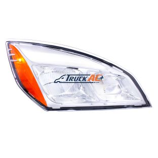 A66-01405-003, A66-01512-003 Chrome LED Headlight For 2018-2024 Freightliner Cascadia - Passenger - United Pacific 35738