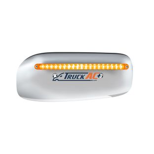 19 LED Rear Headlight Housing Cover For 2008-2023 Peterbilt 389 (Passenger)-Amber LED/Lens - United Pacific 32857