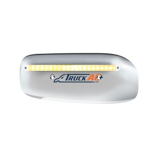 19 LED Rear Headlight Housing Cover For 2008-2023 Peterbilt 389 (Driver)-Amber LED/Clear Lens - United Pacific 32858
