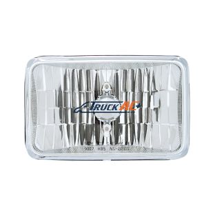 4" X 6" Crystal Rectangular Headlight, Glass Lens - High & Low Beam - United Pacific 31388