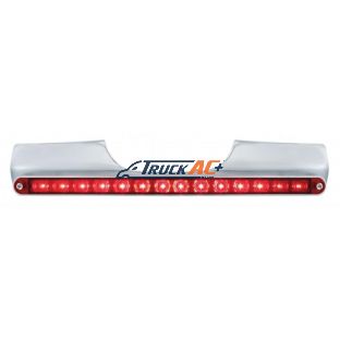 Motorcycle Rear Signal Light Bar With 14 LED 12" Light Bar - Red LED/Red Lens - United Pacific 71001