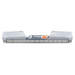 Motorcycle Rear Signal Light Bar With 14 LED 12" Light Bar - Red LED/Clear Lens - United Pacific 71002