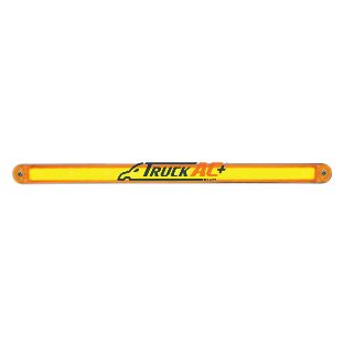 24 LED Dual Function 12" GloLight Bar With Bezel - Amber LED/Amber Lens - United Pacific 32706