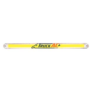 24 LED Dual Function 12" GloLight Bar With Bezel - Amber LED/Clear Lens - United Pacific 32708