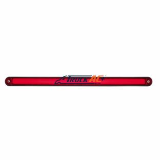 24 LED 12" GloLight Bar With Black Housing - Red LED/Red Lens - United Pacific 36493
