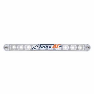 10 LED 9" Auxiliary Light Bar With Bezel - White LED/Clear Lens - United Pacific 36542