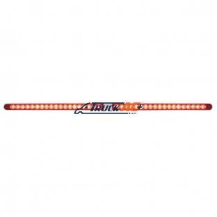 Dual 14 LED 12" Reflector Light Bars With Bezel - Red LED/Red Lens - United Pacific 36797
