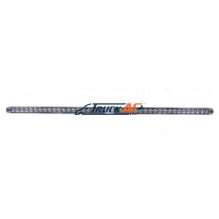 Dual 14 LED 12" Reflector Light Bars With Bezel - Amber LED/Clear Lens - United Pacific 36798