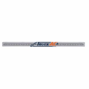 25-5/16" Stainless Light Bracket With 2X 14 LED 12" Light Bars - Amber LED/Clear Lens - United Pacific 20783