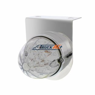 Stainless Light Bracket With 19 LED Bullet Style Grakon 1000 Light - Amber LED/Clear Lens - United Pacific 37457