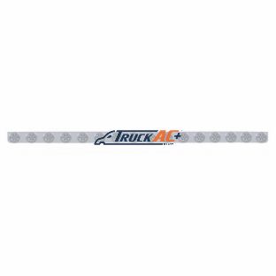 79-1/2" SS Bumper Light Bracket With 16X 7 LED 2" Reflector Lights & Bezels -Amber LED/Clear Lens - United Pacific 62845