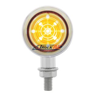 9 LED Mini Bullet Light - Amber LED/Clear Lens - United Pacific 36998