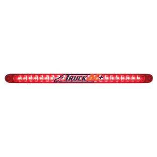 23 SMD LED 17-1/4" Reflector Light Bar Only (Stop, Turn & Tail) - Red LED/Red Lens - United Pacific 37090B