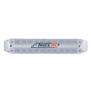 Dual 10 LED 9" Light Bars (Stop, Turn & Tail) - Red LED/Clear Lens - United Pacific 37327