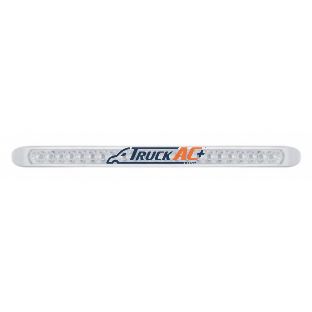 23 LED 17-1/4" Reflector Light Bar With Bezel (Stop, Turn & Tail) - Red LED/Clear Lens - United Pacific 37513