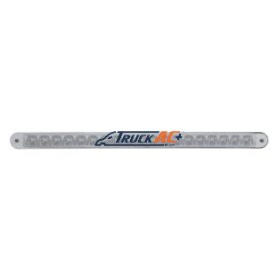 19 LED 12" Reflector Light Bar With Bezel (Stop, Turn & Tail) - Red LED/Clear Lens - United Pacific 37943