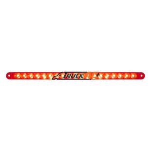 19 LED 12" Reflector Light Bar (Stop, Turn & Tail) - Red LED/Red Lens - United Pacific 39774B
