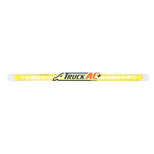 24 LED Dual Function 12" GloLight Bar (Turn Signal) - Amber LED/Clear Lens - United Pacific 36863B