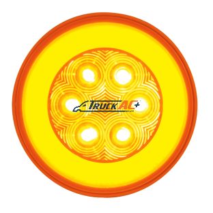 21 LED 4" GloLight (Turn Signal) - Amber LED/Amber Lens - United Pacific 37133