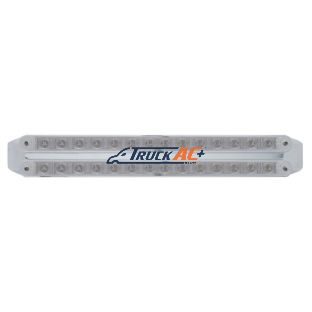 Dual 14 LED 12" Turn Signal Light Bars - Amber LED/Clear Lens - United Pacific 37667