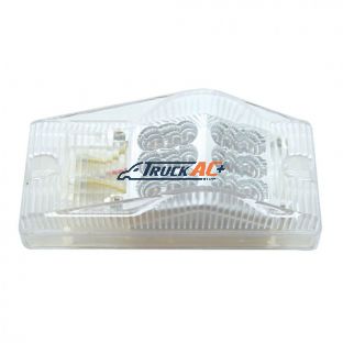 18 LED Reflector Light (Park, Turn & Clearance) - Amber LED/Clear Lens - United Pacific 38579