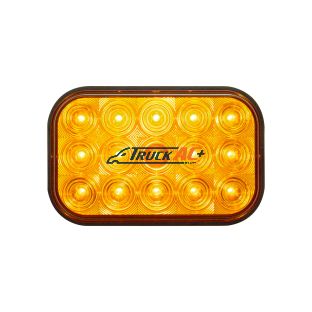 15 LED Rectangular Turn Signal Light - Amber LED/Amber Lens - United Pacific 38746B