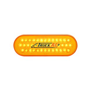 40 LED Oval Turn Signal Light - Amber LED/Amber Lens - United Pacific 38784B