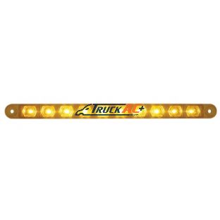 10 LED 9" Turn Signal Light Bar - Amber LED/Amber Lens - United Pacific 38942